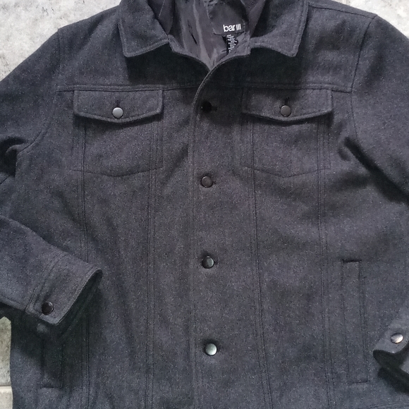 Bar III Pea Coat with Hood - Picture 3 of 8